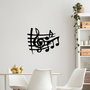 Wallity Musical 3 Accesorio de Pared Decorativo Negro
